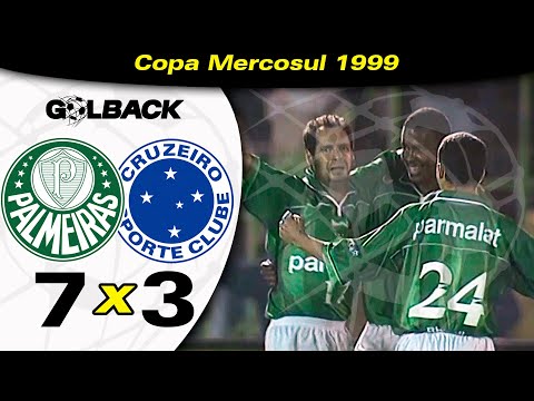 Palmeiras 7 x 3 Cruzeiro - 22 / 10 / 1999 - COPA MERCOSUL