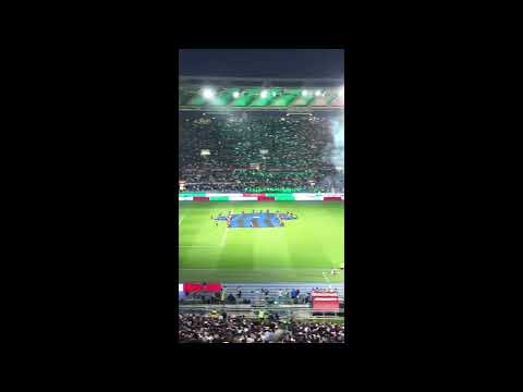 Finale Coppa Italia Atalanta - Juventus, Albano canta l' "Inno di Mameli" prima del calcio d'inizio