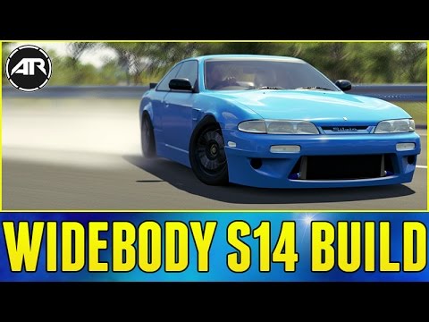 Forza Horizon 3 : ROCKET BUNNY NISSAN S14 BUILD!!!