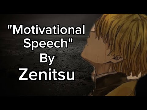 Zenitsu - (Motivational Speech) | motivational quotes| Anime motivation Demon Slayer