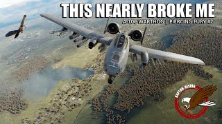 This mission nearly BROKE me | Operation Piercing Fury - A-10CII | DCS | SF RAID, CAS, RESCUE | VR