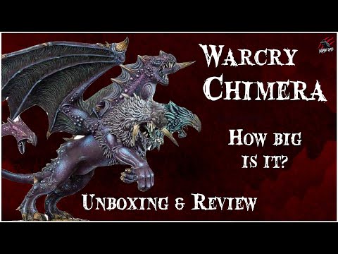 WARCRY WARHAMMER CHIMERA UNBOXING REVIEW - Age Of Sigmar - How Big Is The Warhammer Chimera?