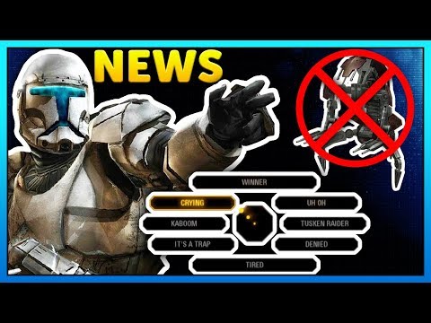 GAME MODE DELAYED, New Reinforcements Confirmed, Emote Wheel - Battlefront 2