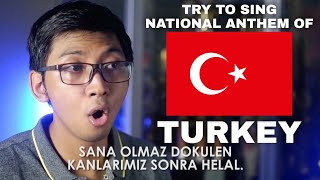 Istiklal Marsi National Anthem of Turkey with lyrics Lagu Kebangsaan Turki