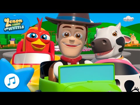 MY NOISY CAR 🚙  ZENON THE FARMER ON WHEELS 🚗 MIX 🎵 PREMIERE 🌈 FOR KIDS