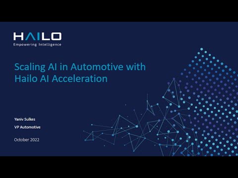 “Scaling AI in Automotive with Hailo AI Acceleration” by Yaniv Sulkes, VP Automotive logo
