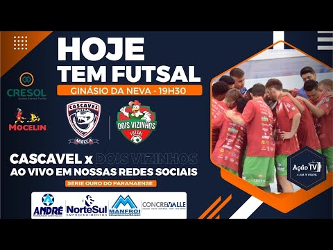(10  10) CASCAVEL X CRESOL/MOCELIN/DOIS VIZINHOS FUTSAL - SÉRIE OURO 2020