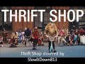 thrift shop slowed
