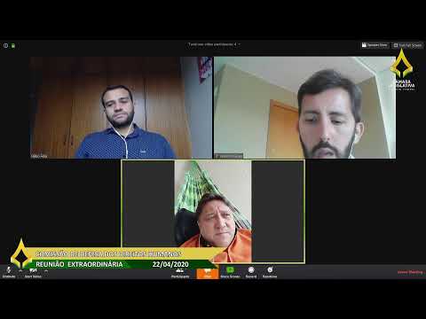 Reunião Extraordinária Remota - Comissão de Defesa dos direitos Humanos - 22/04/2020