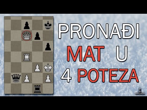 Šahovski PROBLEM - mat u 4 poteza!!