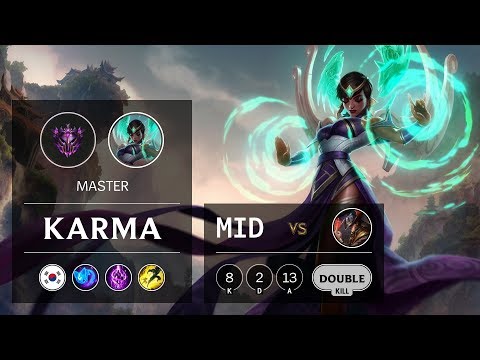 Karma Mid vs Twisted Fate - KR Master Patch 9.14