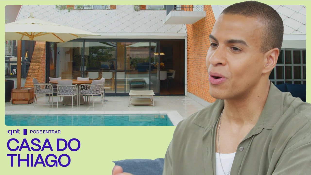 Thiago Oliveira abre as portas do seu refúgio em São Paulo | Pode Entrar | GNT