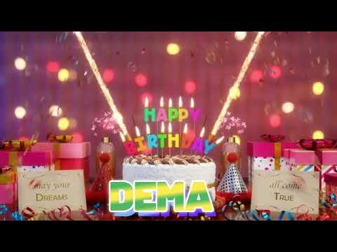 DEMA Happy Birthday Song with Names 🌟 Happy Birthday to You