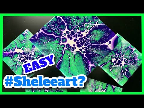 Sheleeart Technique Bloom Pour Made Easy Fluid Art with JMoPainting