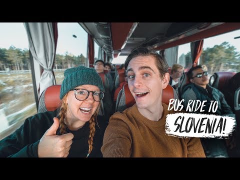 First Time in SLOVENIA! Bus Ride to Maribor + Tasting Slovenian Treats!