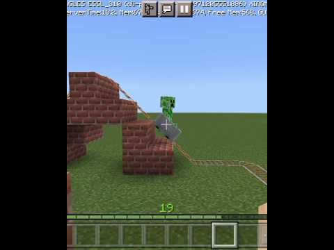 death run with creeper 😂👿👿👿😱😱 #minecraft #shorts