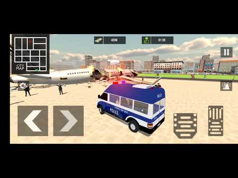 Police Ambulance Rescue Driving 911 Emergency