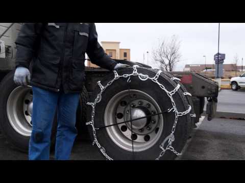 Commercial Vehicle Tire Chain Install