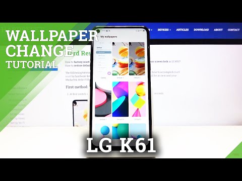 How to Set Up Wallpaper LG K61 - Customize Android Display