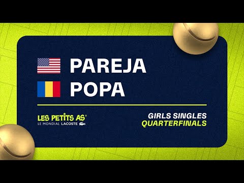 Les Petits As 2023 | Girls Singles Quarterfinals | Julieta Pareja vs Giulia Safina Popa