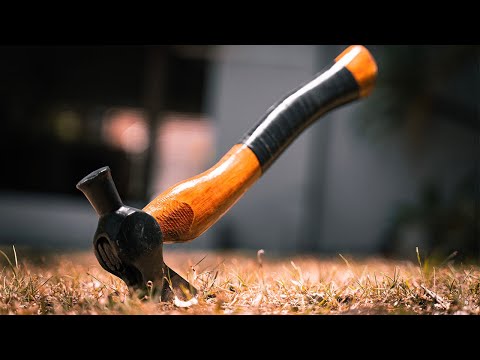 Restoring an Old Rusty Axe I Found in a Bin.