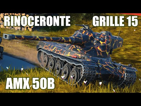 AMX 50B, Rinoceronte & Grille 15 ● WoT Blitz