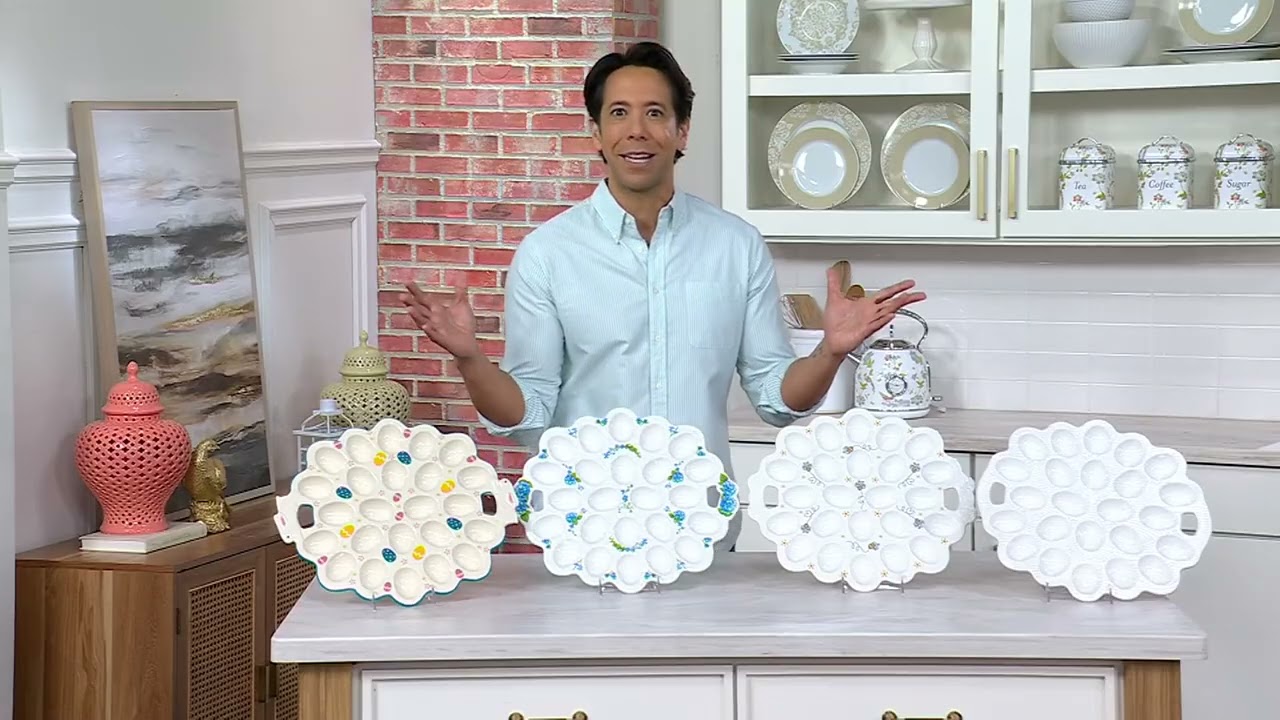 Temp-tations Special Edition 24-Count Egg Tray on QVC