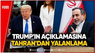 Trump “Anlaştık” Dedi, İran’dan Sert Yanıt Geldi!