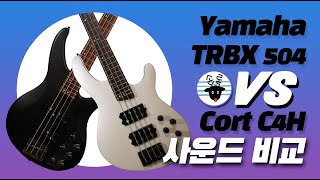 Video thumbnail for Yamaha TRBX 504 vs Cort Artisian C4H Sound 비교 리뷰 (야마하 콜트 베이스)-손록손록tv- by Sonrok Bass 손록손록 베이스