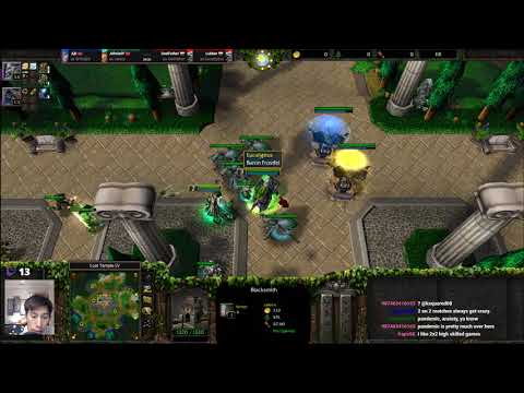 Ajk (NE) AtheistP (HU) vs Lubber (UD) Godfather (UD) - 2v2- WarCraft 3 - WC2872