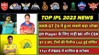IPL 2023 - M Starc IPL Return, CSK Retained Players List, B Stokes in PBKS, MI-CSK Fight, T20 WC)