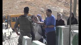 preview picture of video 'At Wadi a-Nar Checkpoint'