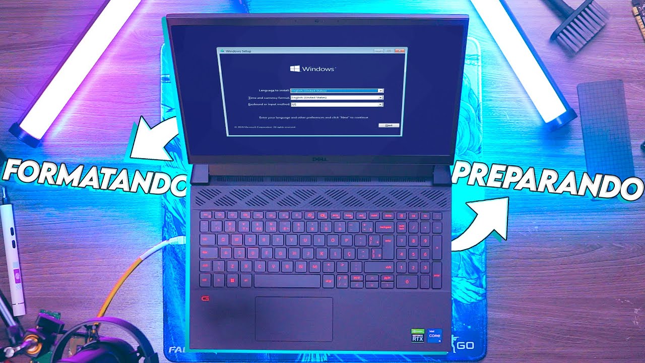 FORMATANDO e PREPARANDO um NOTEBOOK do zero!