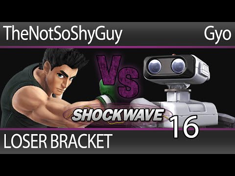 SW16 Smash 4 - TheNotSoShyGuy (Little Mac, Ness) vs Gyo (ROB) - Losers Bracket