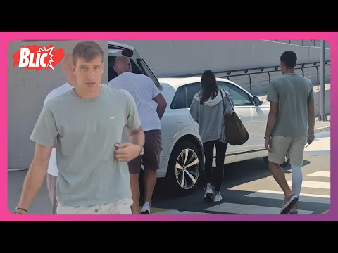 Bogdan Bogdanović sa NEPOZNATOM DEVOJKOM na aerodromu: On vuče kofere, ona u helankama