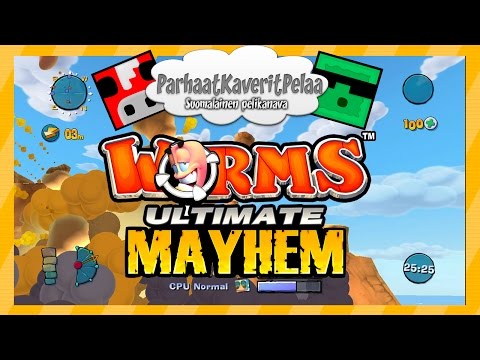 ParhaatKaveritPelaa: Worms: Ultimate Mayhem Perseilyä!