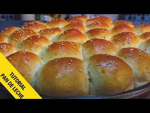 Como hacer PAN DE LECHE casero súper ESPONJOSO y suave | Receta fácil