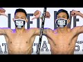 MIGUEL FLORES VS. EDUARDO RAMIREZ | FULL WEIGH IN & FACE OFF