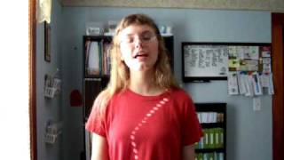 Abby singing-"Hallelujah"-by Krystal Meyers-Enjoy & God bless!!!