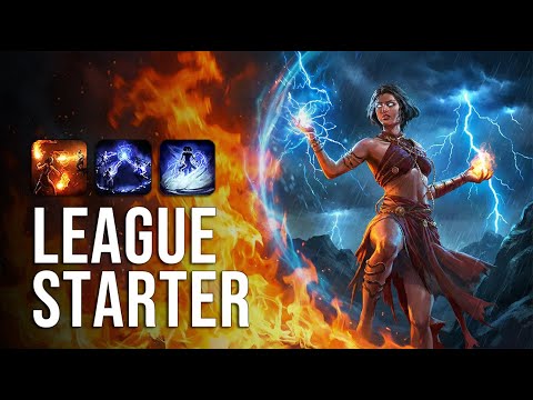 [PoE 2] 0.4 Sorceress League Starter | Ember Fusillade Campaign Leveling