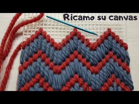Tutorial bordado sobre red canvas Cristiana Rossi