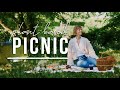 Plant Based Picnic Recipes | Iced tea, sandwiches and lemon slice