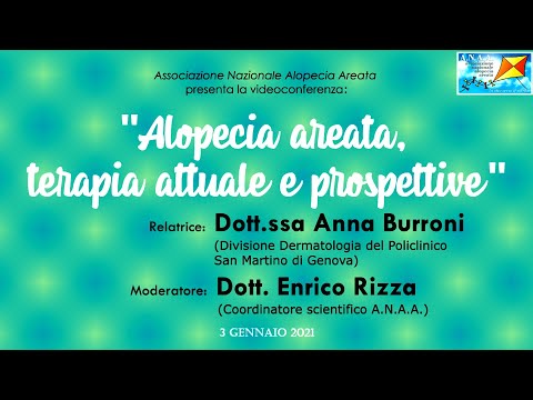 , title : 'ALOPECIA AREATA, TERAPIA ATTUALE E PROSPETTIVE [Dott.ssa Anna Burroni]'