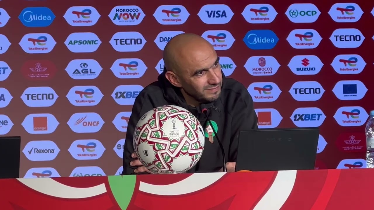 كان المغرب 2025 :الندوة الصحفية كاملة للناخب الوطني وليد الراكراكي بعد الفوز على الكامرون #can2025