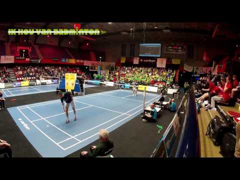 Eredivisie finale badminton 2017: Joran Kweekel - Alex Vlaar