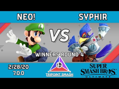 Tripoint Smash 99 - Winners Round 4 - NEO!(Luigi) Vs. Syphir(Falco)