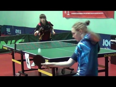 Виктория ЗЫРЯНОВА - Дарья ДУЛАЕВА Настольный теннис, Table Tennis