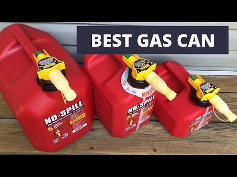 NO-SPILL Gas Can System - The best gas can on the market!