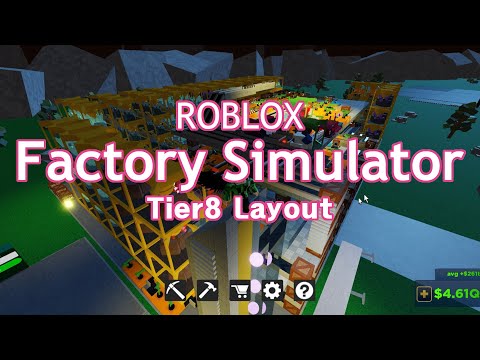 팩토리 시뮬레이터 Tier 8 - Factory Simulator T8 Layout for Teraplex - Roblox