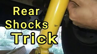 Replace And Install Rear Shocks On A Dodge Van - Tricks To Success